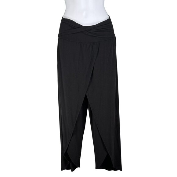 Athleta Womens XXS Black Tulip Release Pants Soft Modal Athleisure Yoga Workout - Picture 1 of 16